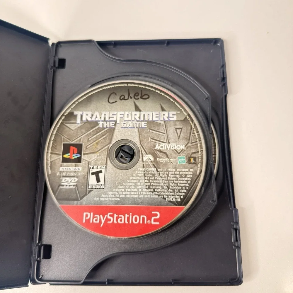 Transformers The Game w/ Bonus Disc PS2 Playstation 2 - TESTED